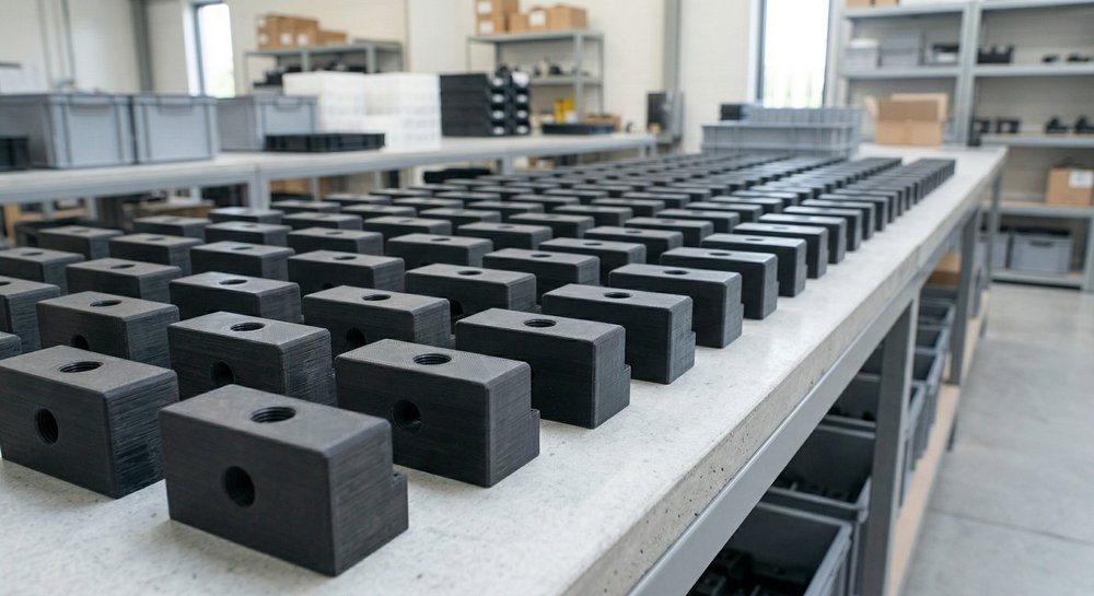 Production en série de pièces techniques imprimées en 3D chez Axyz 3D
