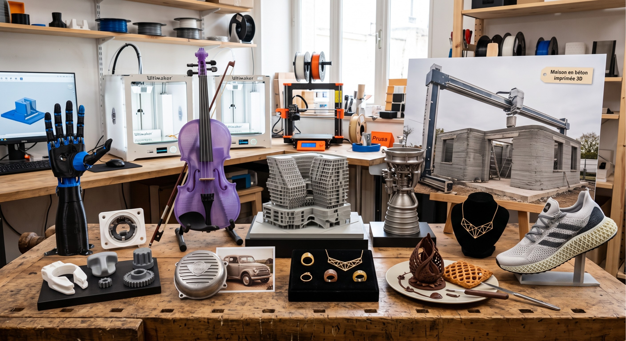 Objets surprenants imprimés en 3D